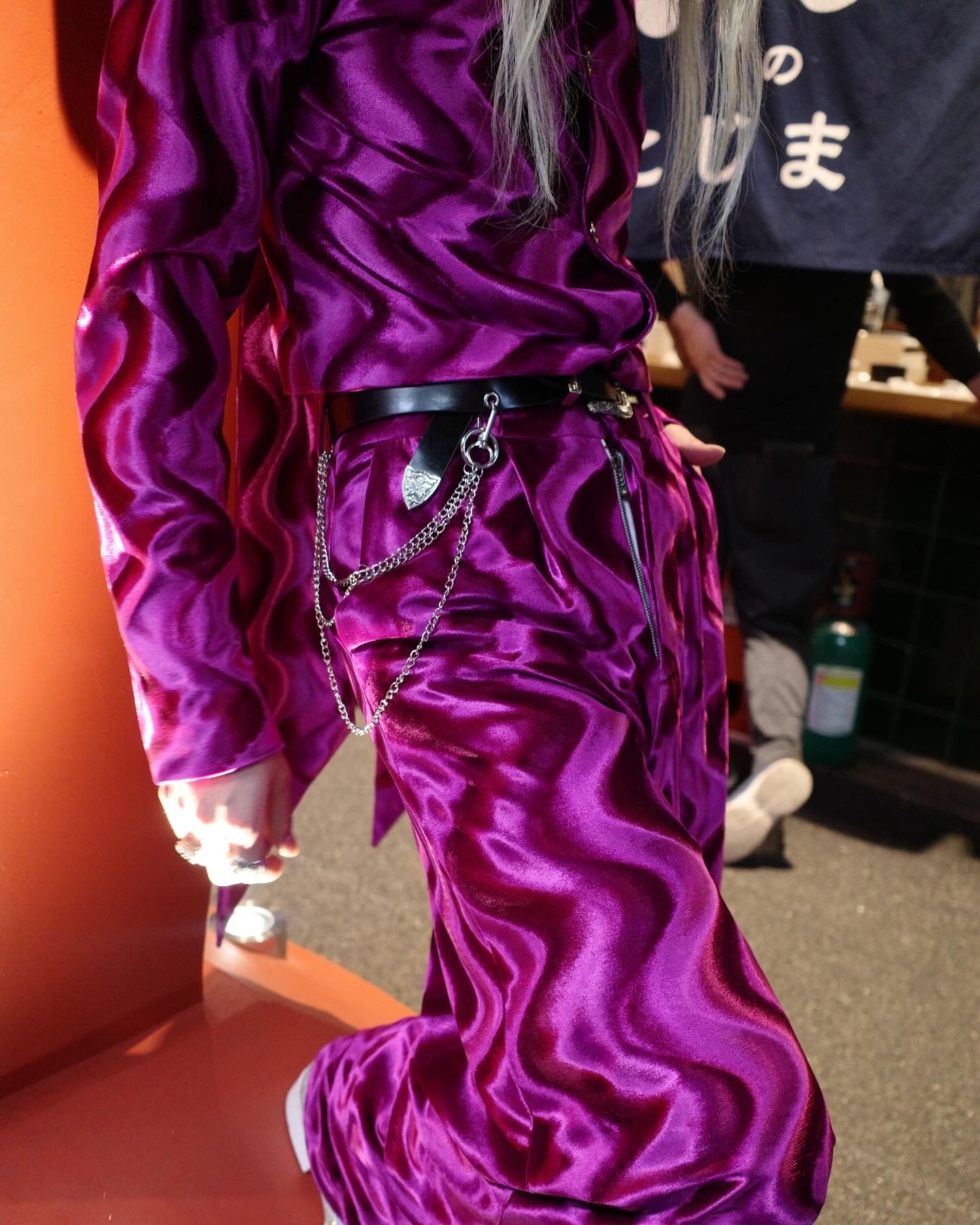 MeleM Velour Bow Collar setup(Wave pink)