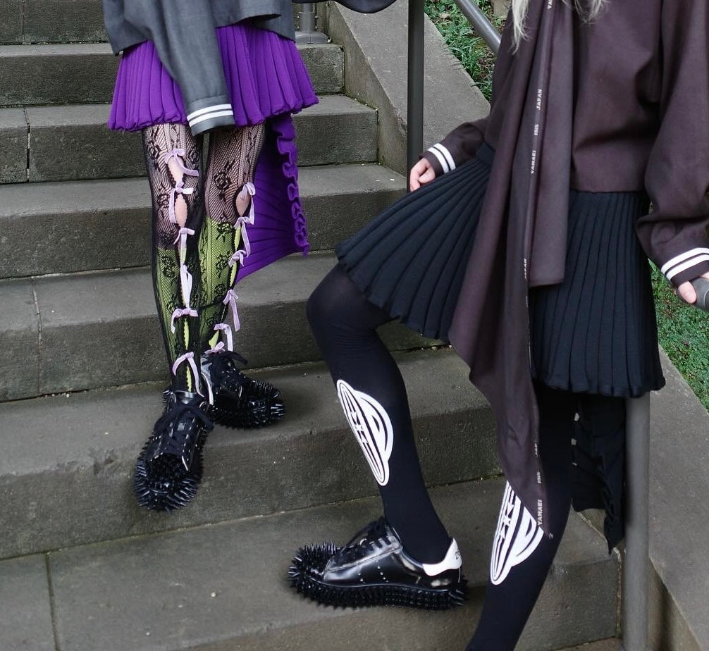 【doublet 25AW,】 SPIKY LEATHER SNEAKER