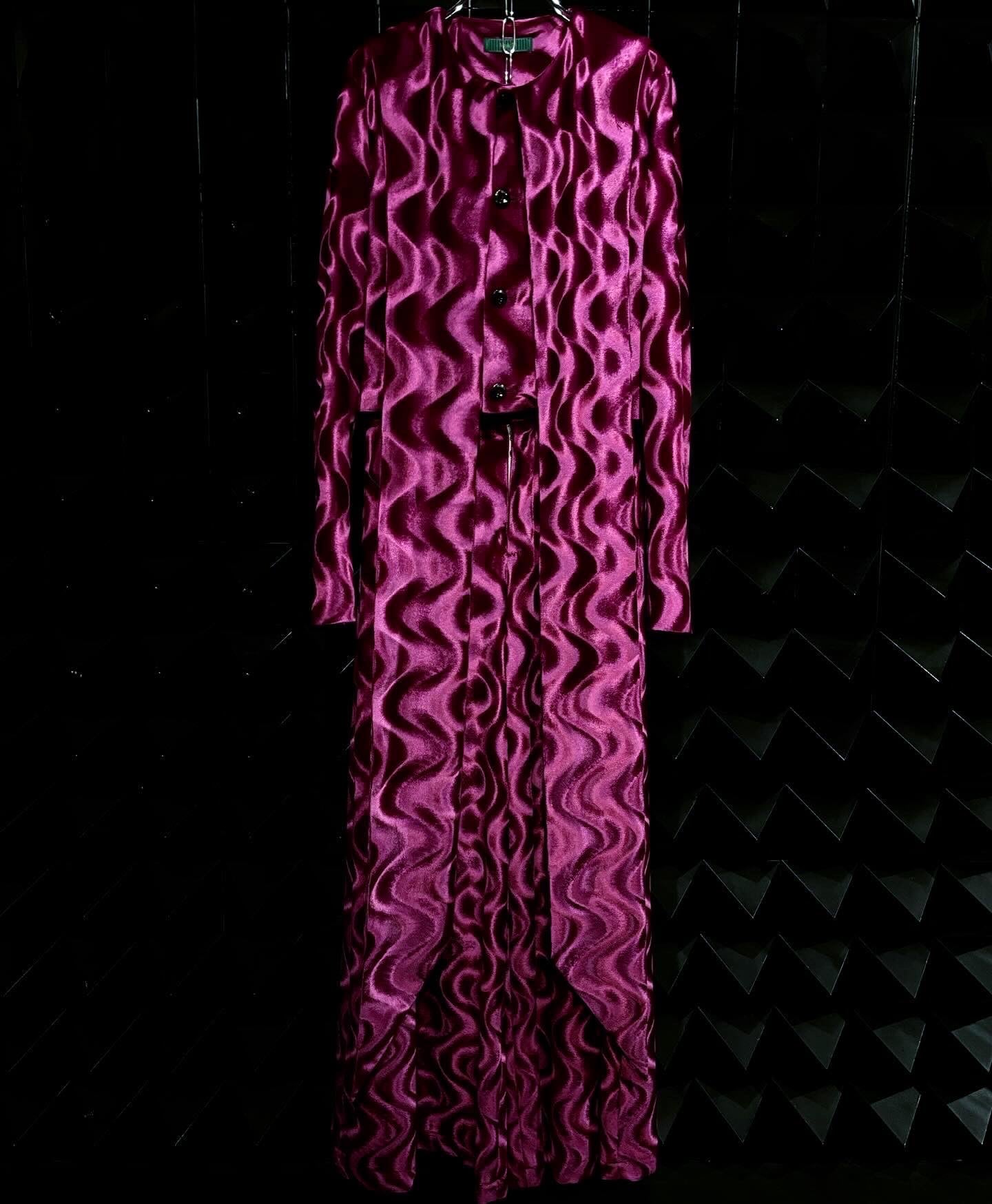 MeleM Velour Bow Collar setup(Wave pink)