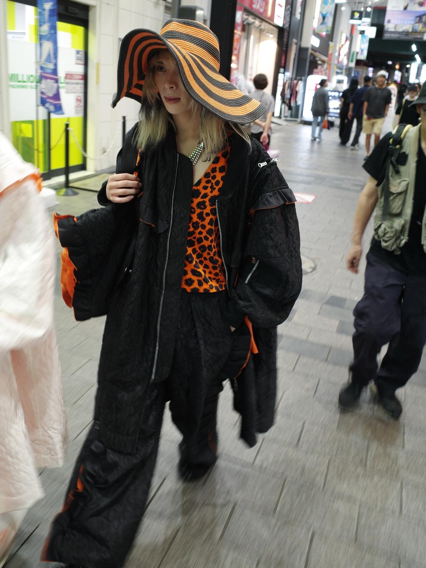 【BASE MARK 25AW,】 Bear embroidery M-01 & ABear Quilting pants(HIGAN limited)& Bear Quilting Bag BLACKtype