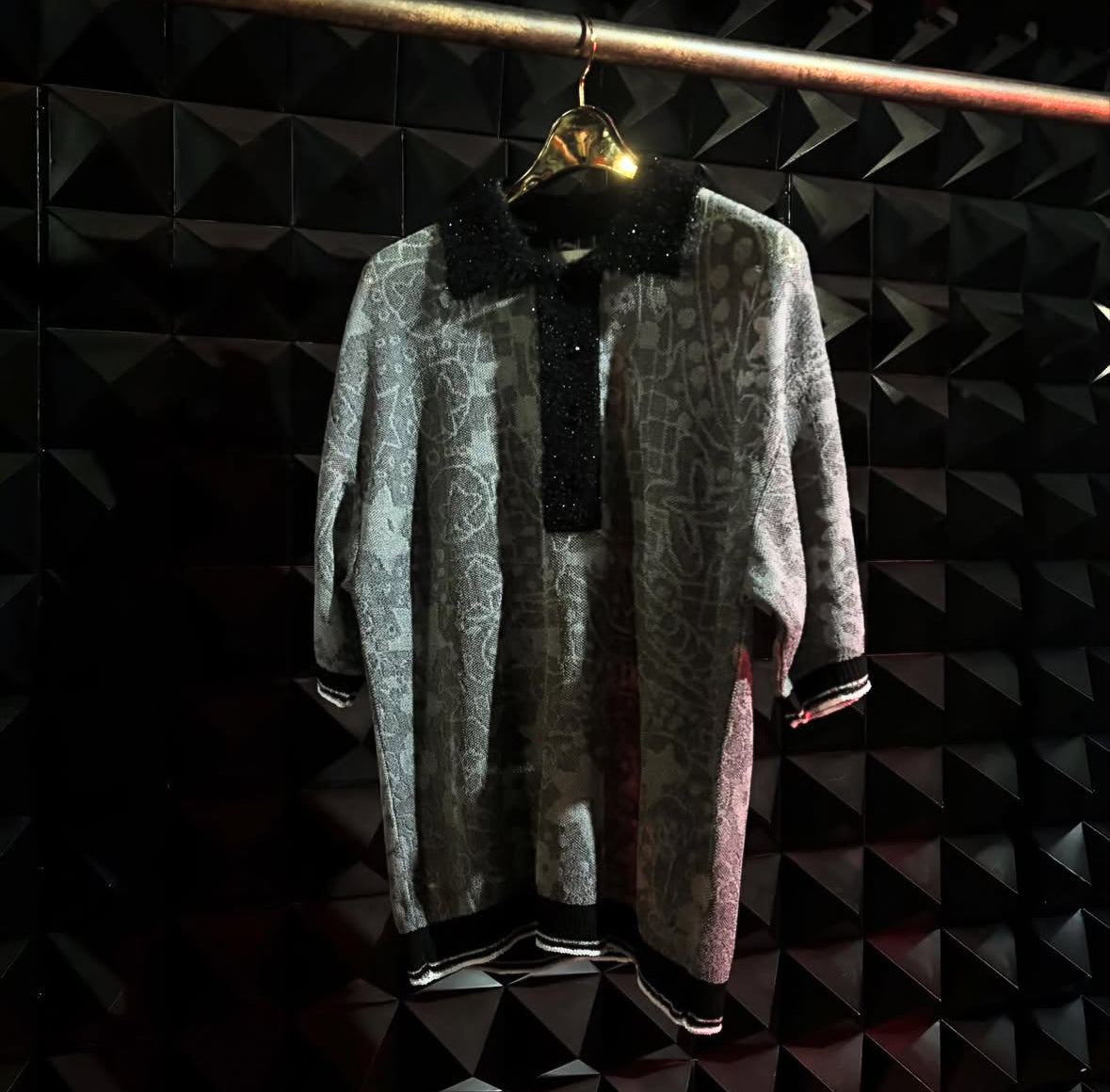 【BASE MARK 26SS,】Jacquard Polo Knit