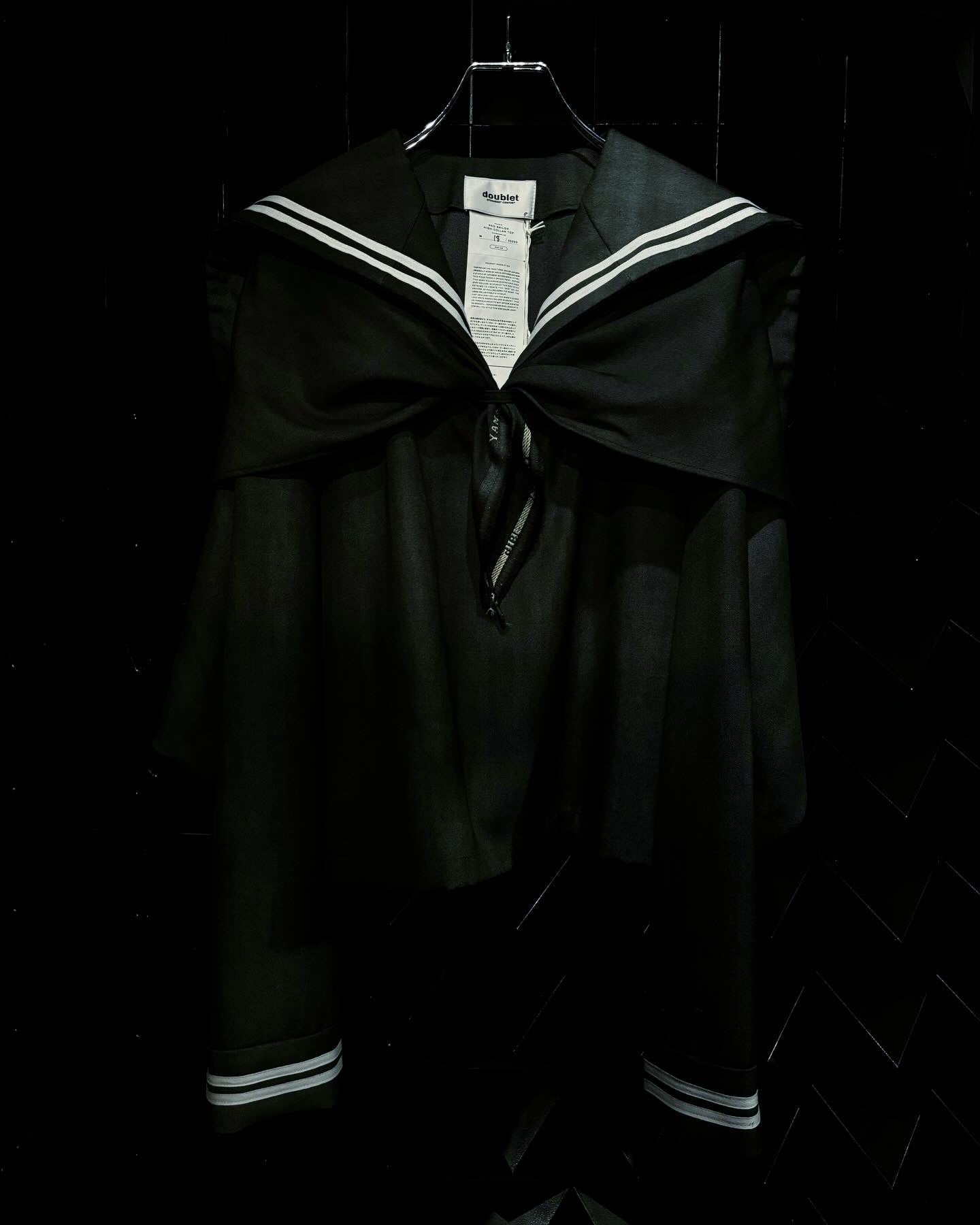 【doublet 25AW,】 NEO SAILOR HIGH-COLLAR TOP