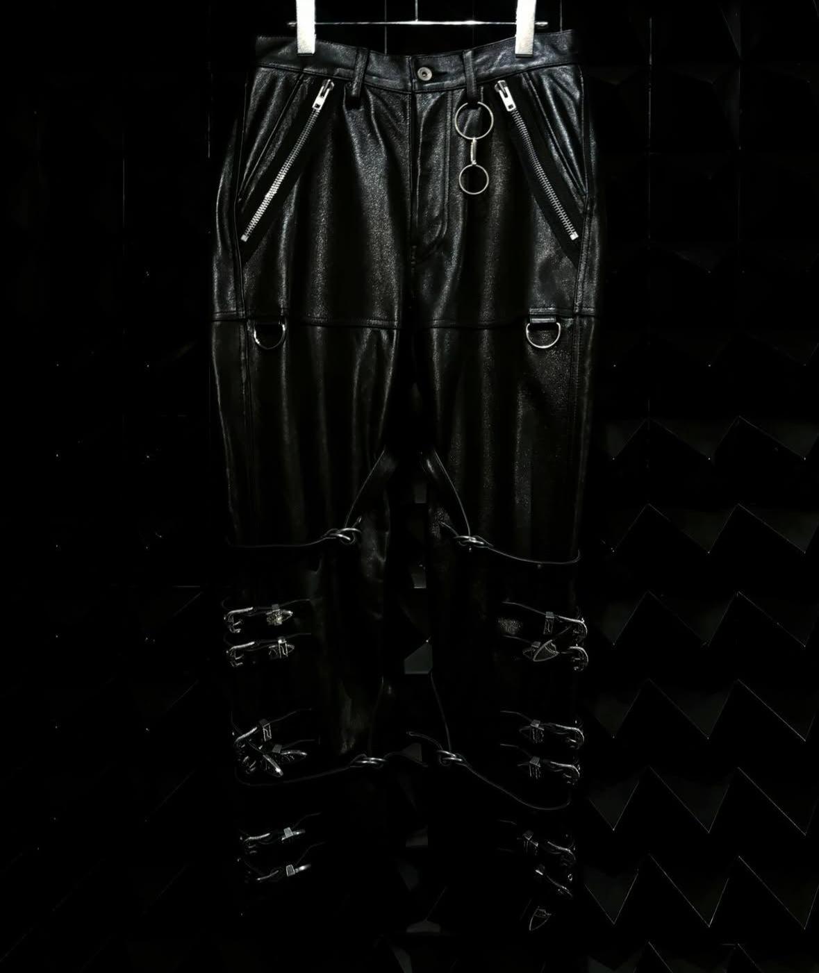 【doublet 25AW,】 BUCKLE OVERLOAD LEATHER JACKET & BUCKLE OVERLOAD LEATHER PANTS