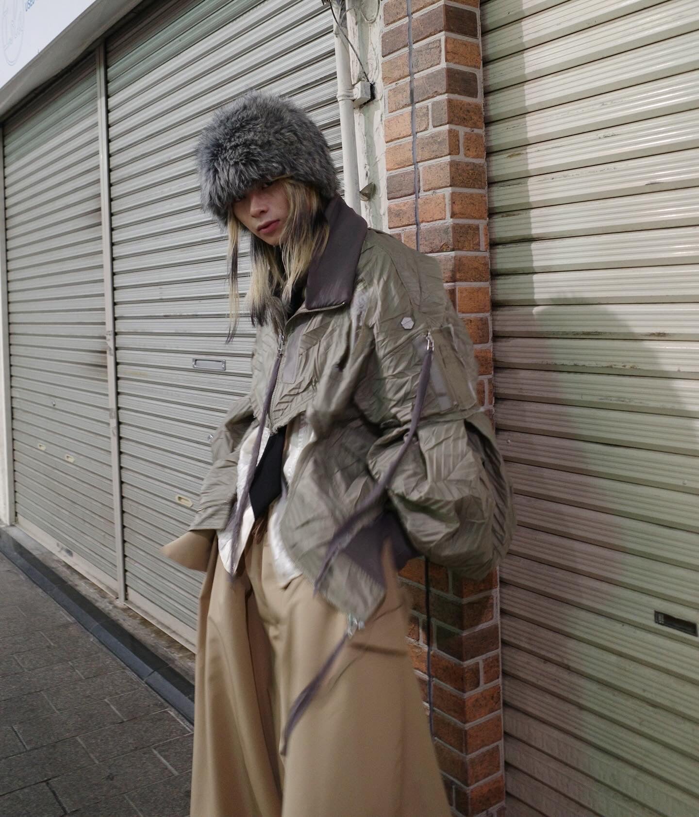 SEIVSON 25AW,】Wide Silhouette Design Pants/Beige – 彼岸