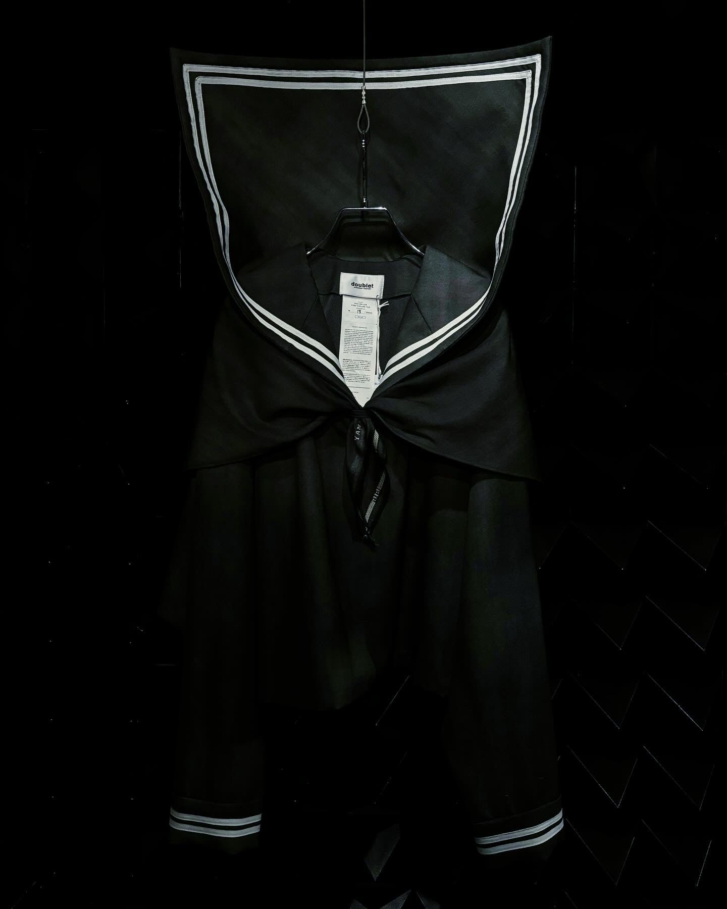 【doublet 25AW,】 NEO SAILOR HIGH-COLLAR TOP