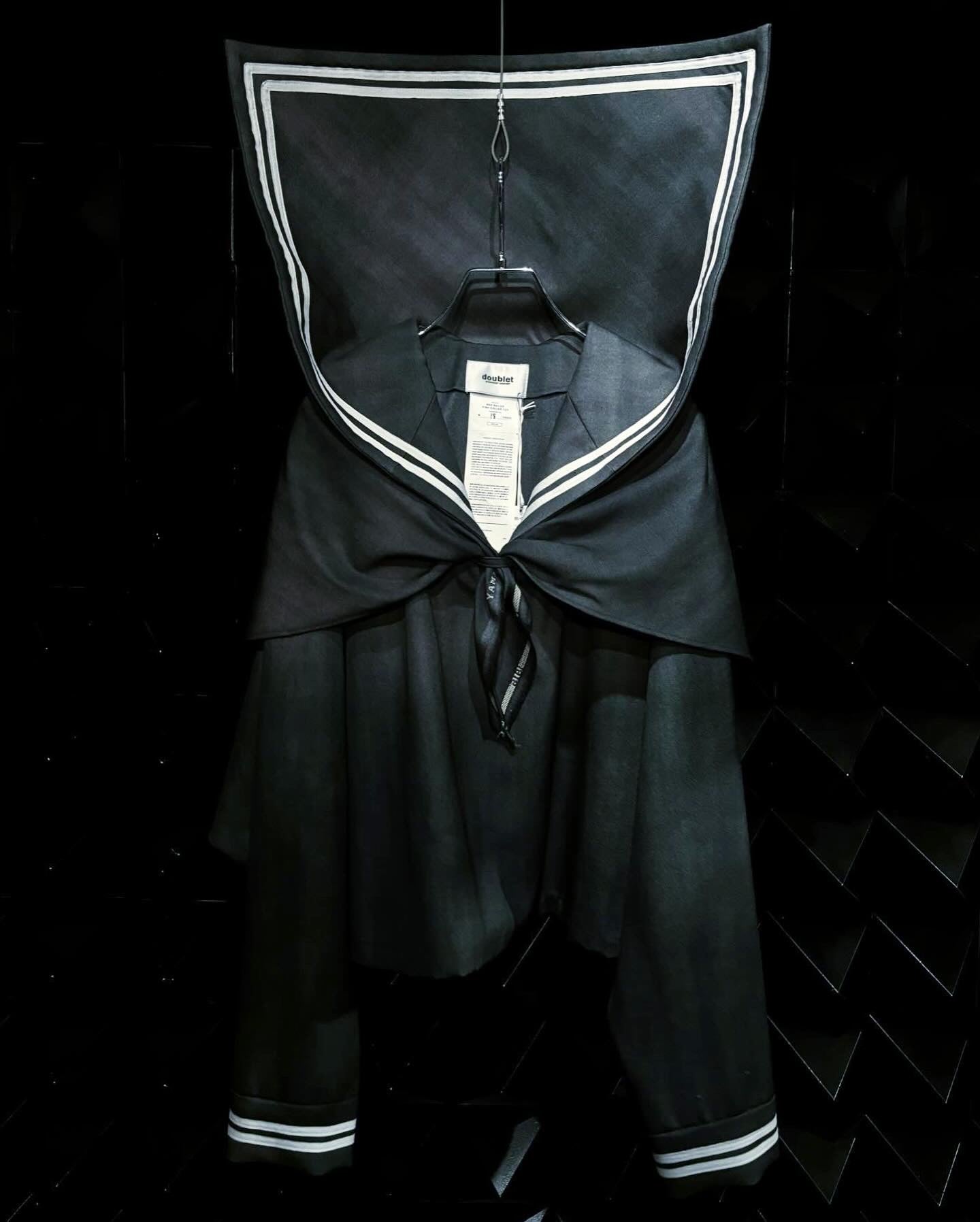 【doublet 25AW,】 NEO SAILOR HIGH-COLLAR TOP