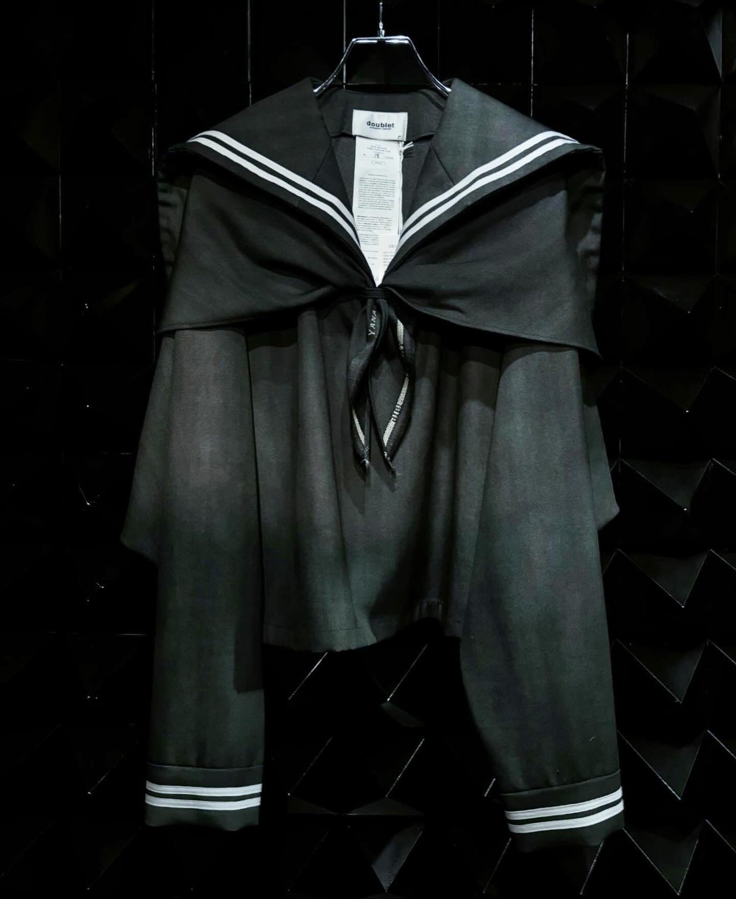 【doublet 25AW,】 NEO SAILOR HIGH-COLLAR TOP