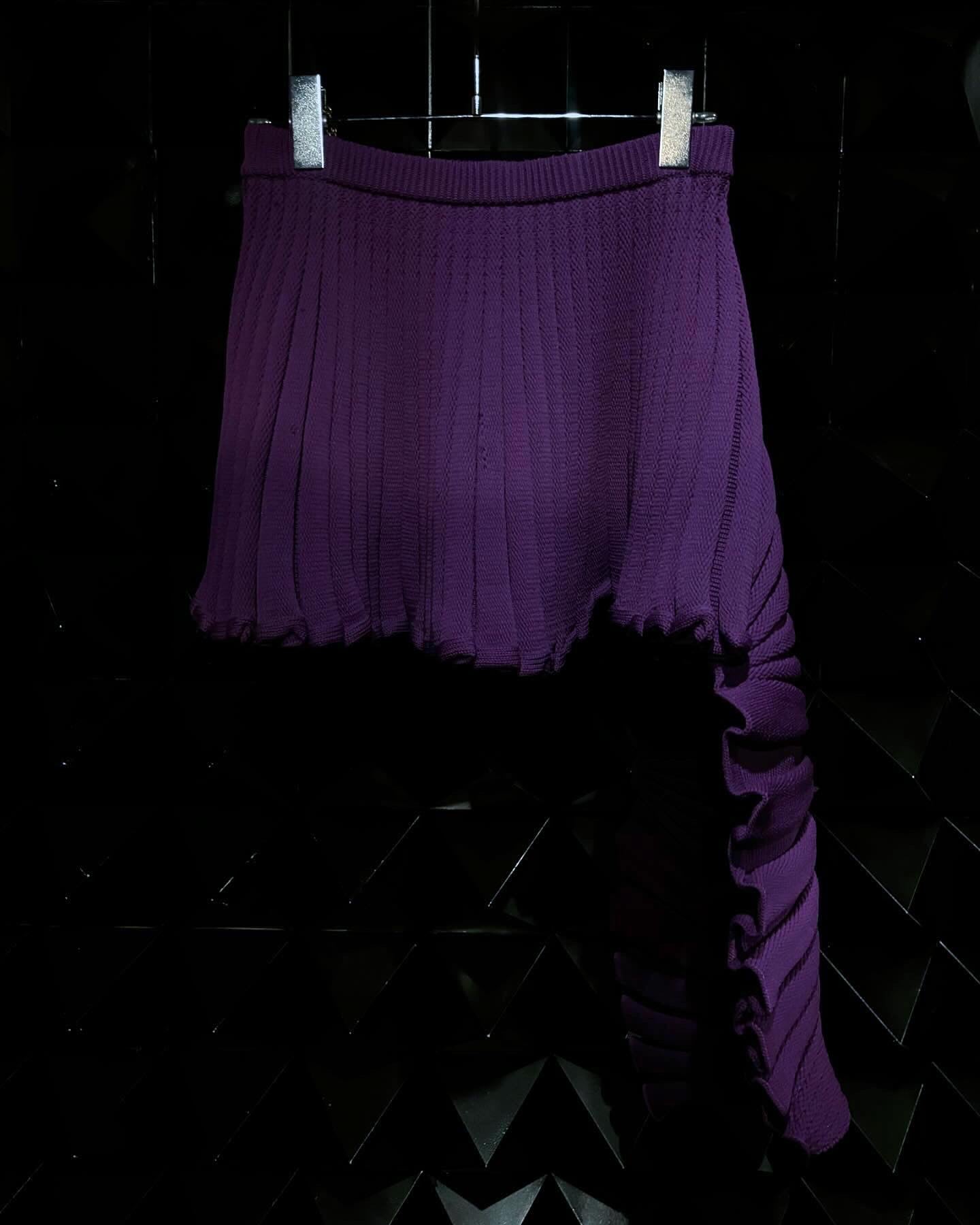 【doublet 25AW,】 NEO PLEATED KNIT SKIRT(LONG HEM)