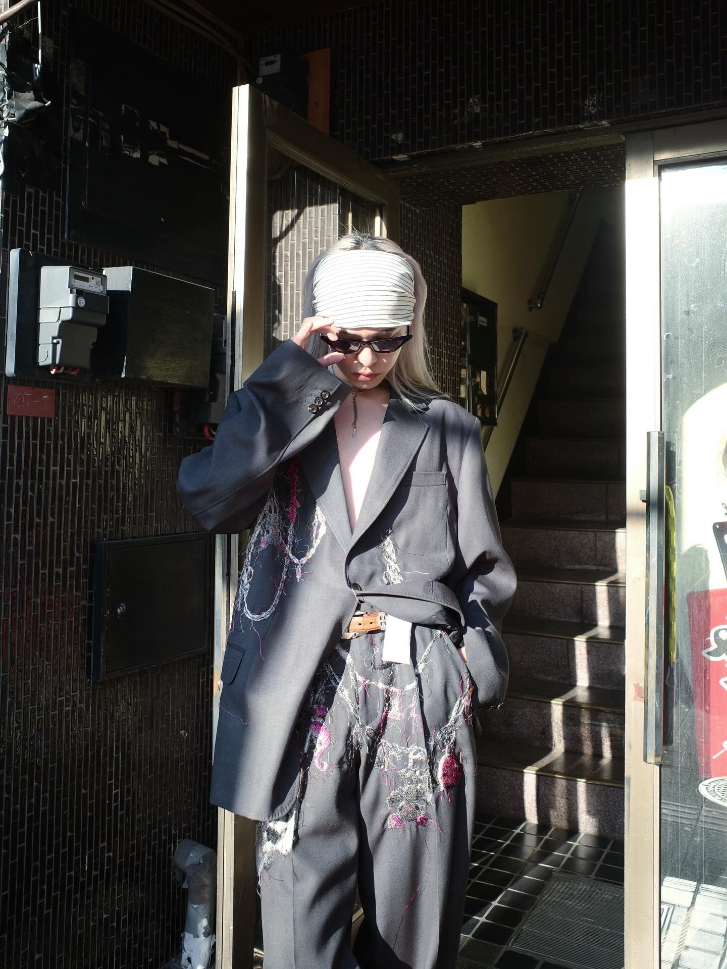 【doublet 25AW,】EMBROIDERED CHAIN TAILORED JACKET & EMBROIDERED CHAIN TAILORED TROUSERS