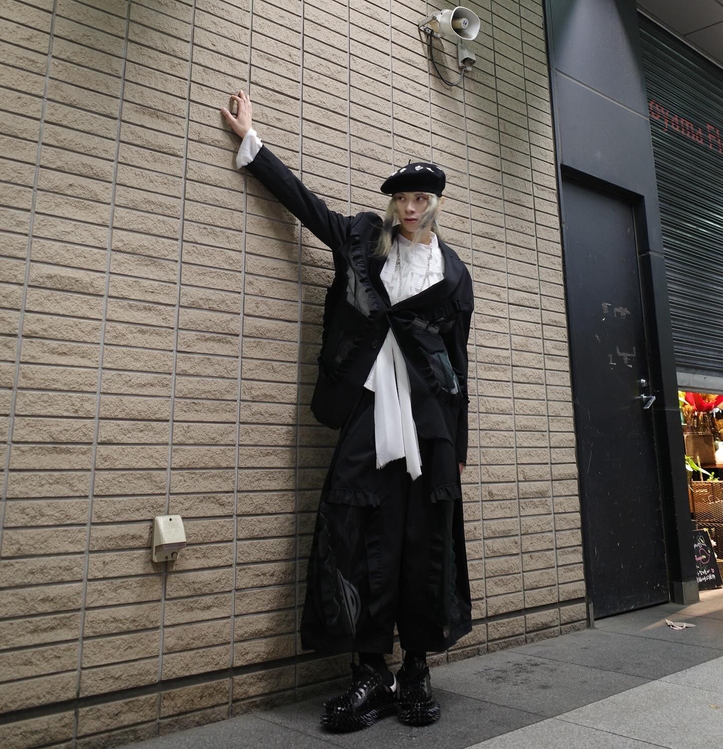 【BASE MARK 25AW,】Frill Jacket & Frill Layered Half Pants