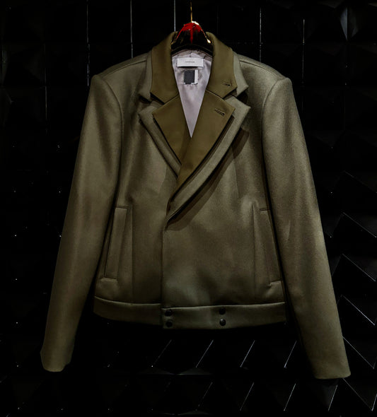 【FACETASM 25AW,】DOUBLE LAYERED WORSTED JACKET/Khaki