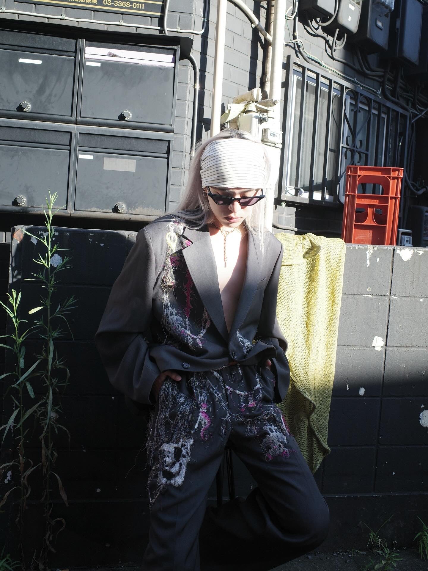 【doublet 25AW,】EMBROIDERED CHAIN TAILORED JACKET & EMBROIDERED CHAIN TAILORED TROUSERS