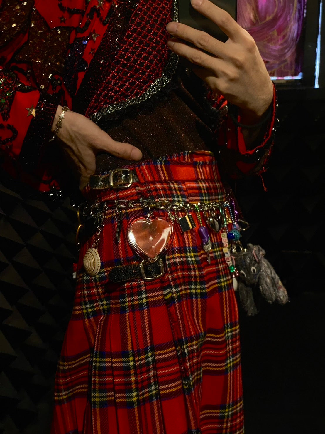 【doublet 25AW,】 KEY CHAIN WITH DOG DOLL