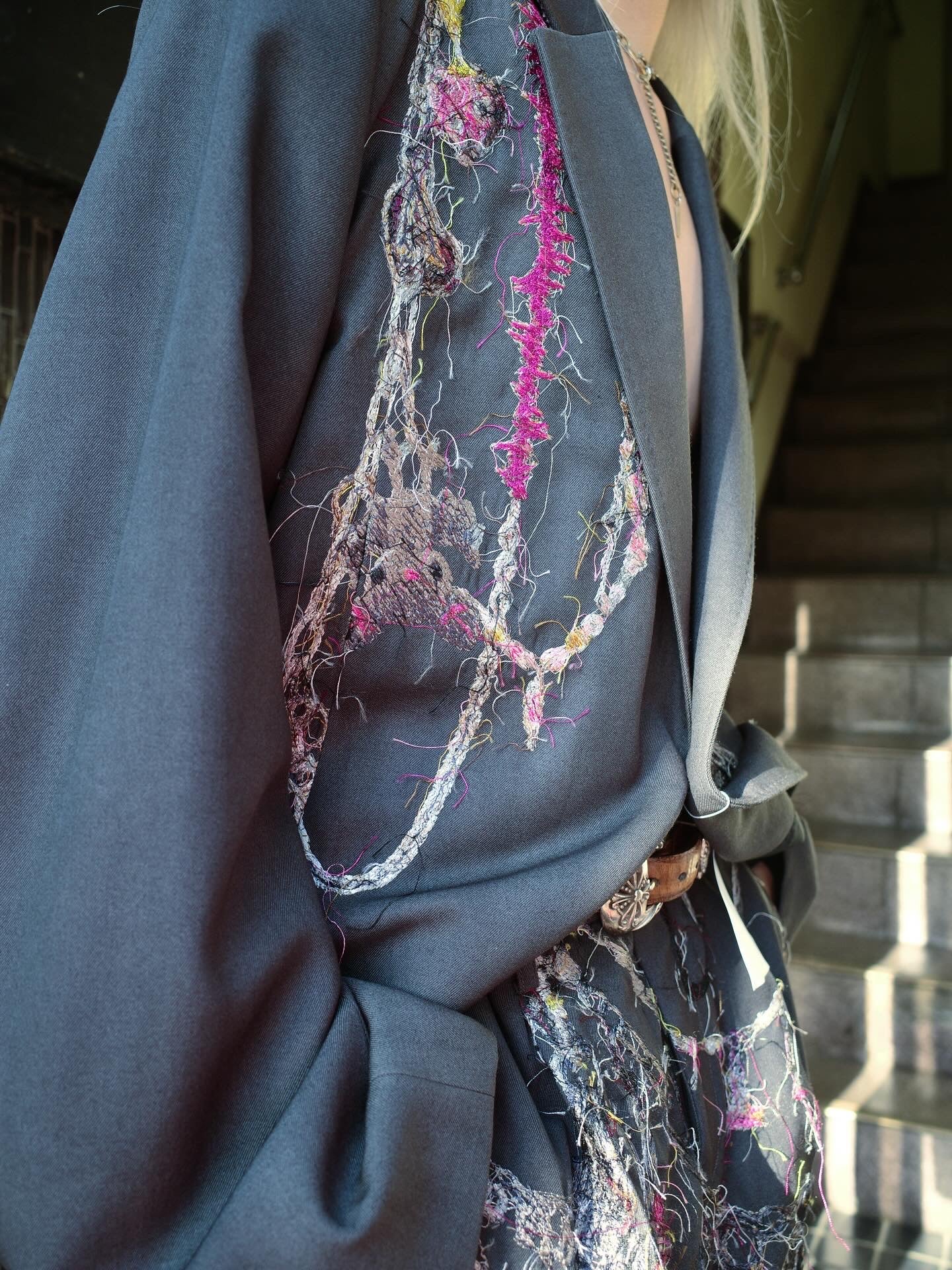 【doublet 25AW,】EMBROIDERED CHAIN TAILORED JACKET & EMBROIDERED CHAIN TAILORED TROUSERS