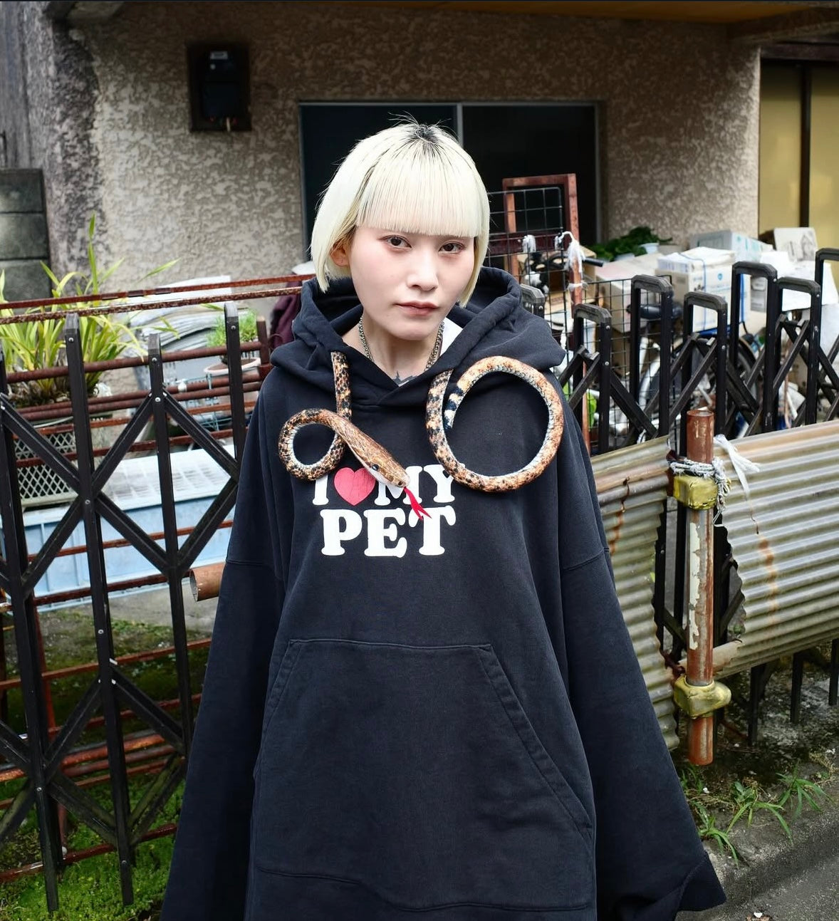 【doublet 25AW,】 I LOVE MY PET HOODIE