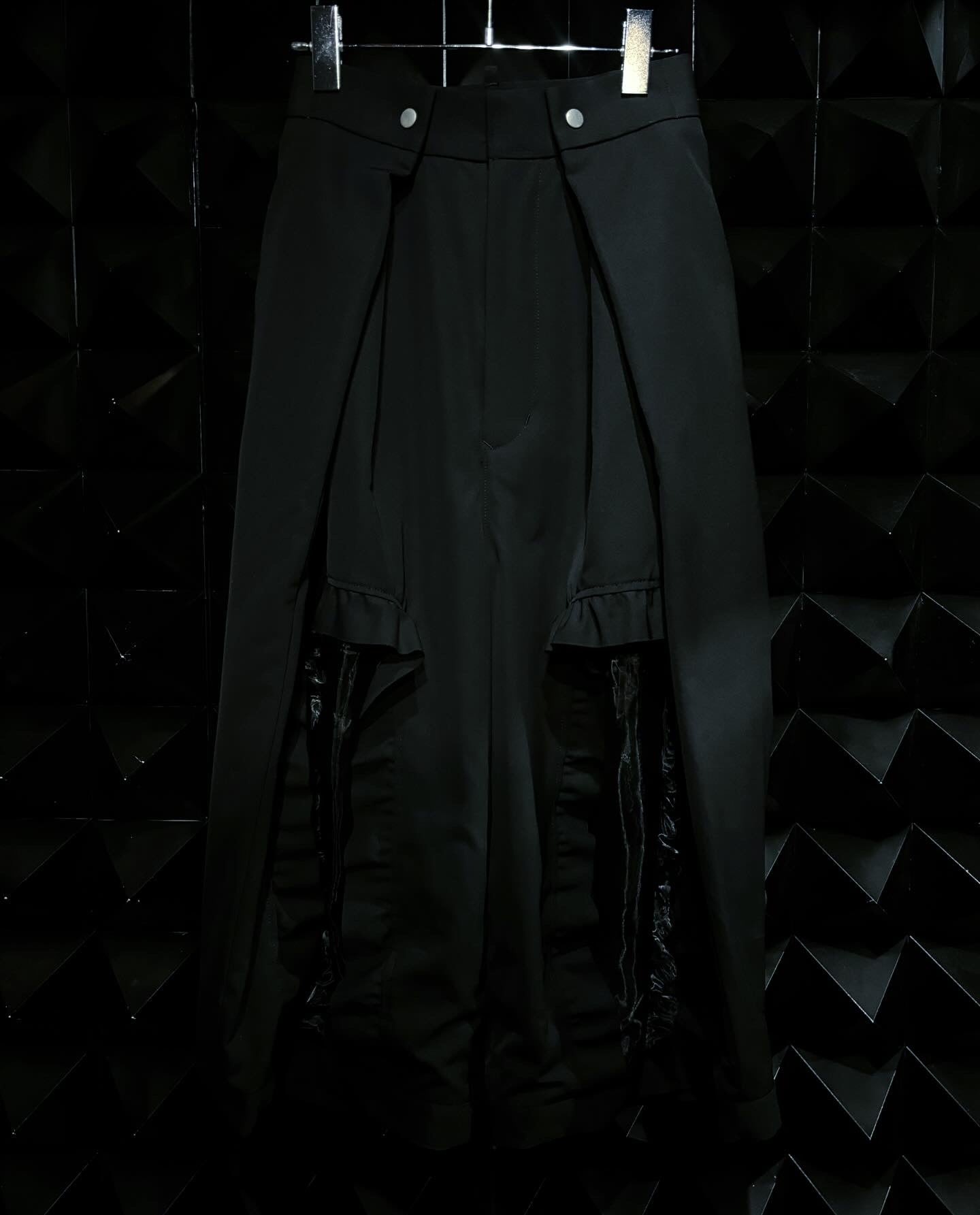 【BASE MARK 25AW,】Frill Jacket & Frill Layered Half Pants