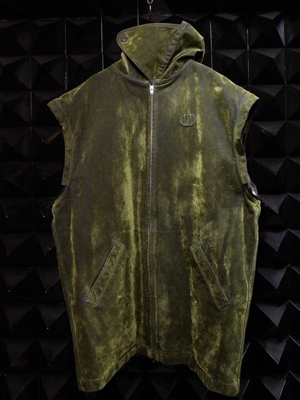 【SYUMAN.25AW,】 Covered Denim Hoodie-Coat& Covered Denim 2 sides trousers