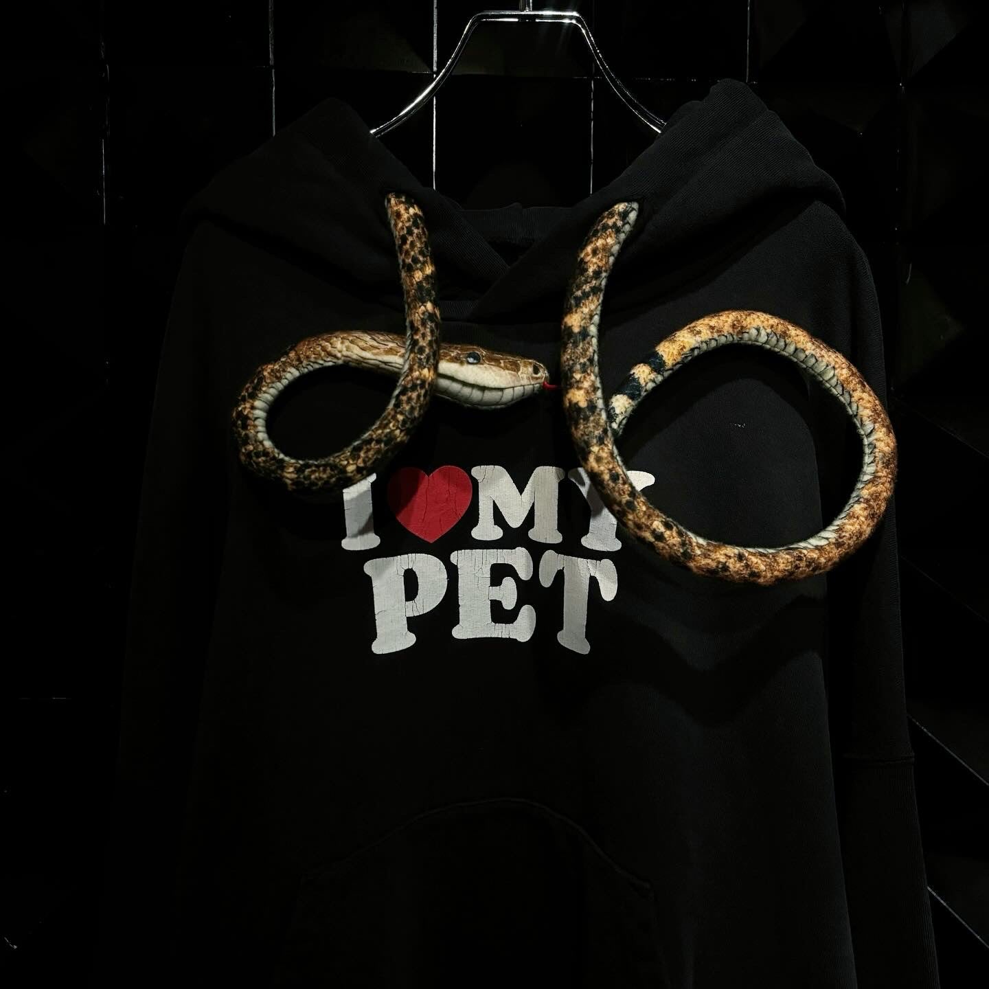 【doublet 25AW,】 I LOVE MY PET HOODIE