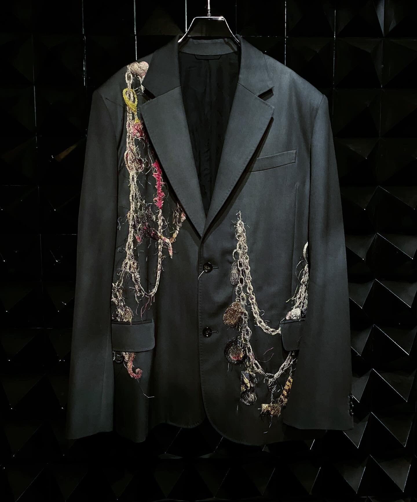 【doublet 25AW,】EMBROIDERED CHAIN TAILORED JACKET & EMBROIDERED CHAIN TAILORED TROUSERS