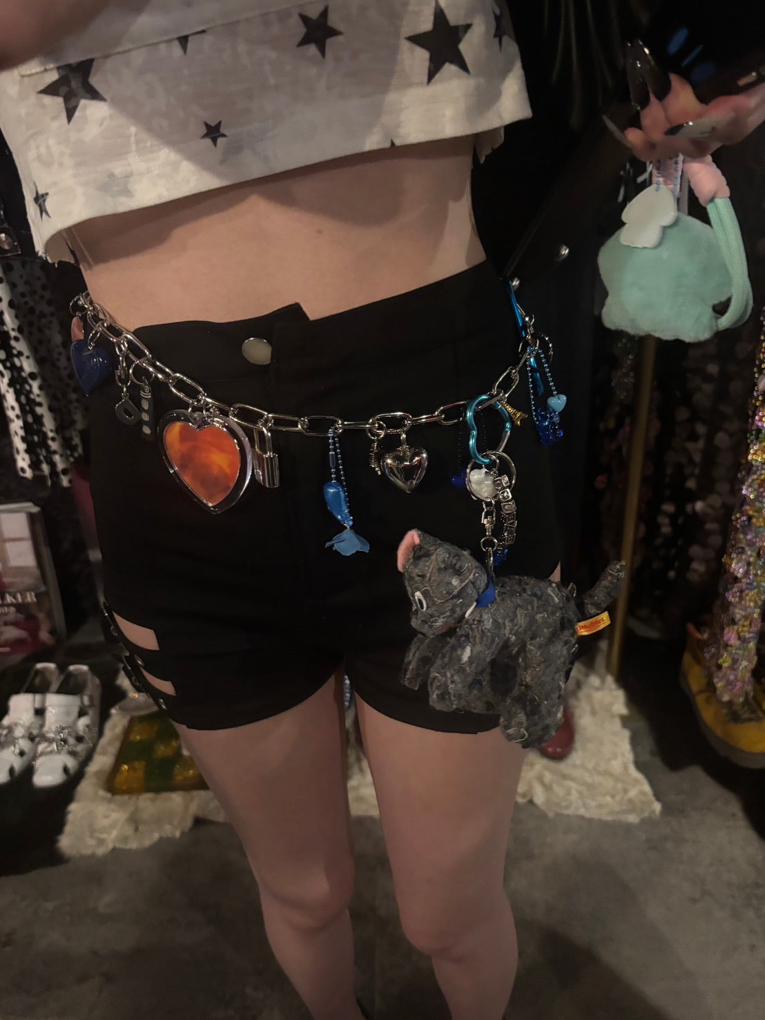 【doublet 25AW,】 KEY CHAIN WITH DOG DOLL