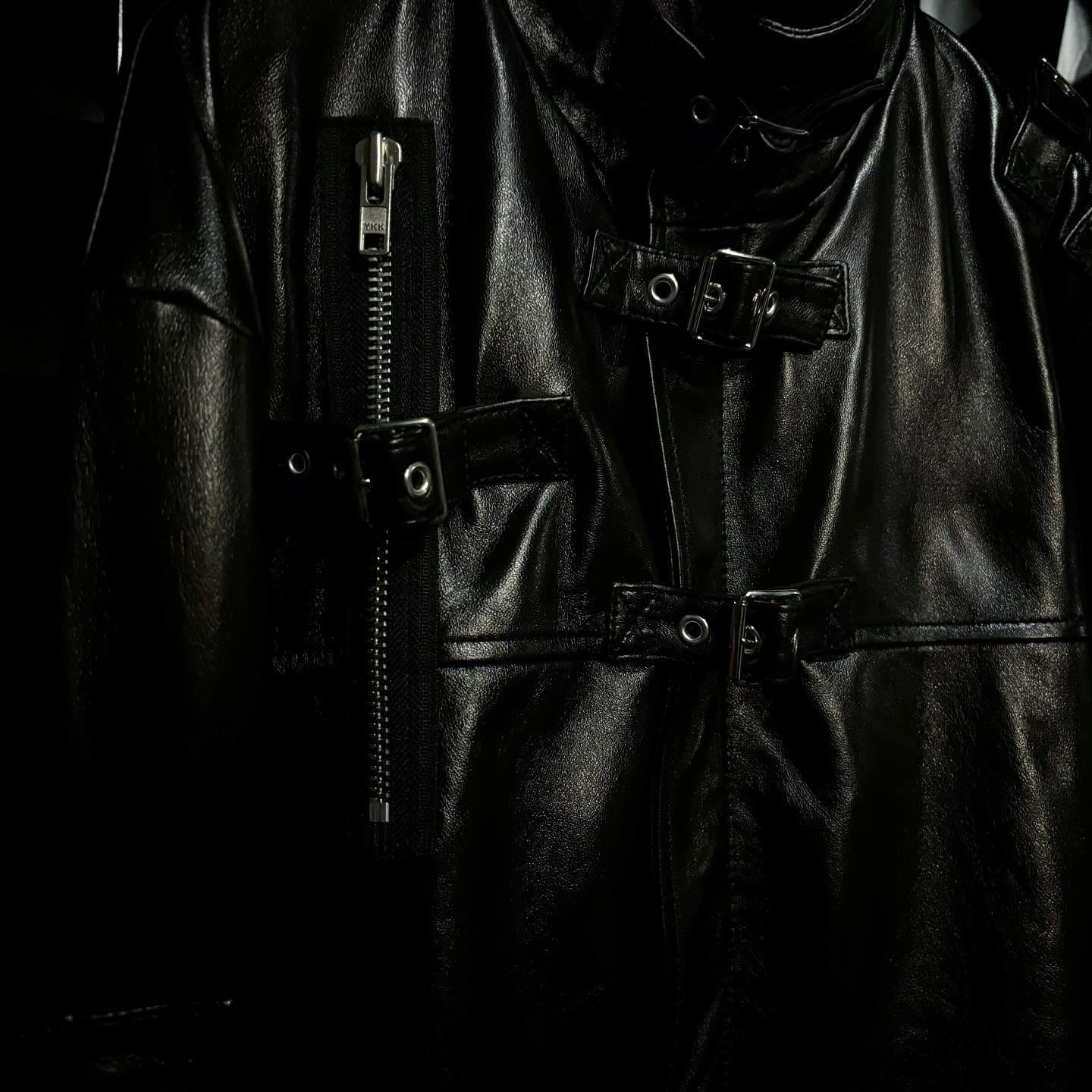 【doublet 25AW,】 BUCKLE OVERLOAD LEATHER JACKET & BUCKLE OVERLOAD LEATHER PANTS