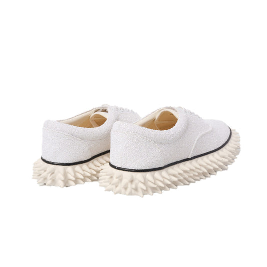 【doublet 26AW,】 GLITTER SPIKE SNEAKER/ WHITE