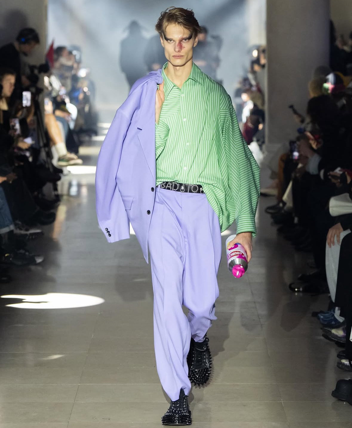 【doublet 25AW,】 DISTORTED CUTTING SHIRT