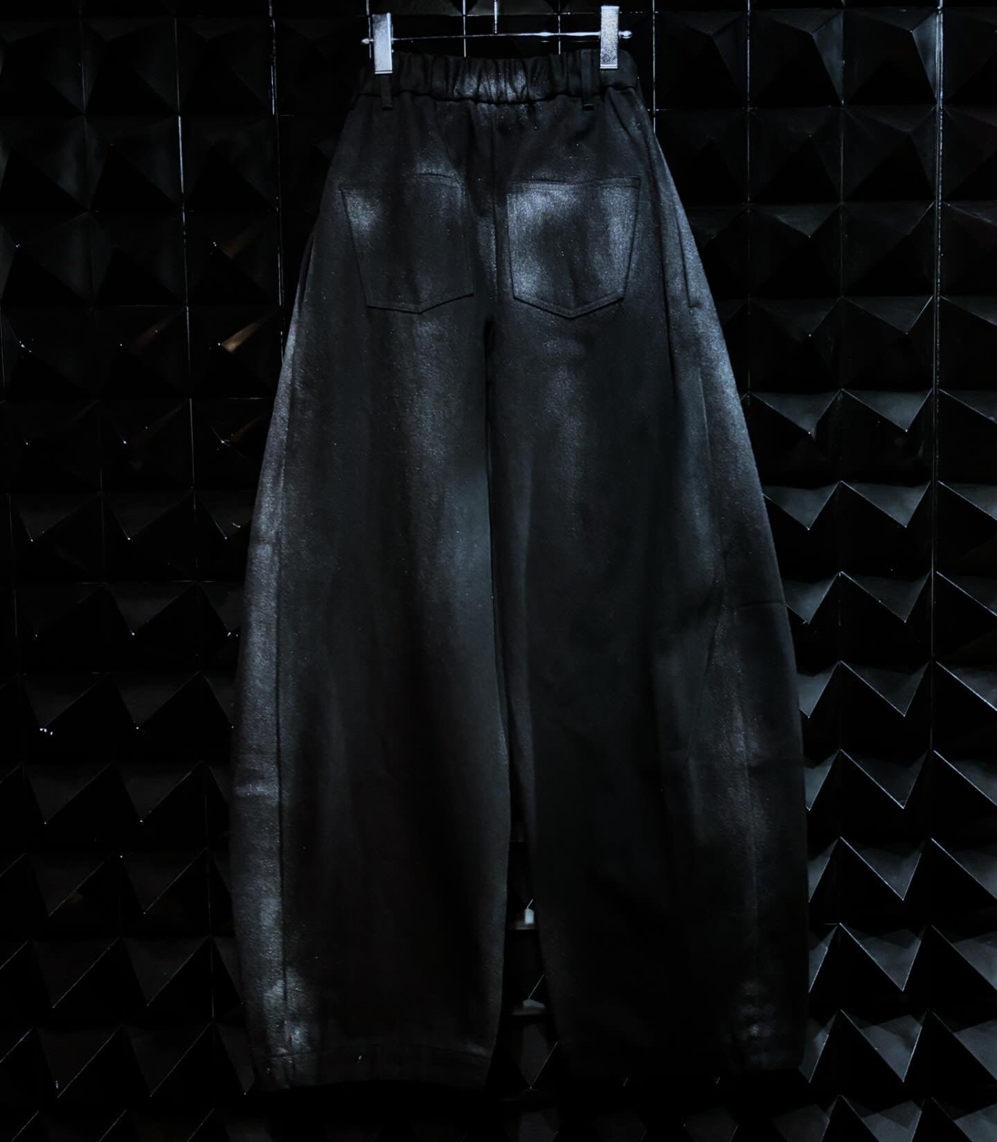 【MIKAGE SHIN 25AW,】 Burnt Rusts Denim Jacket & Burnt Rusts Open Wide Tuck Denim