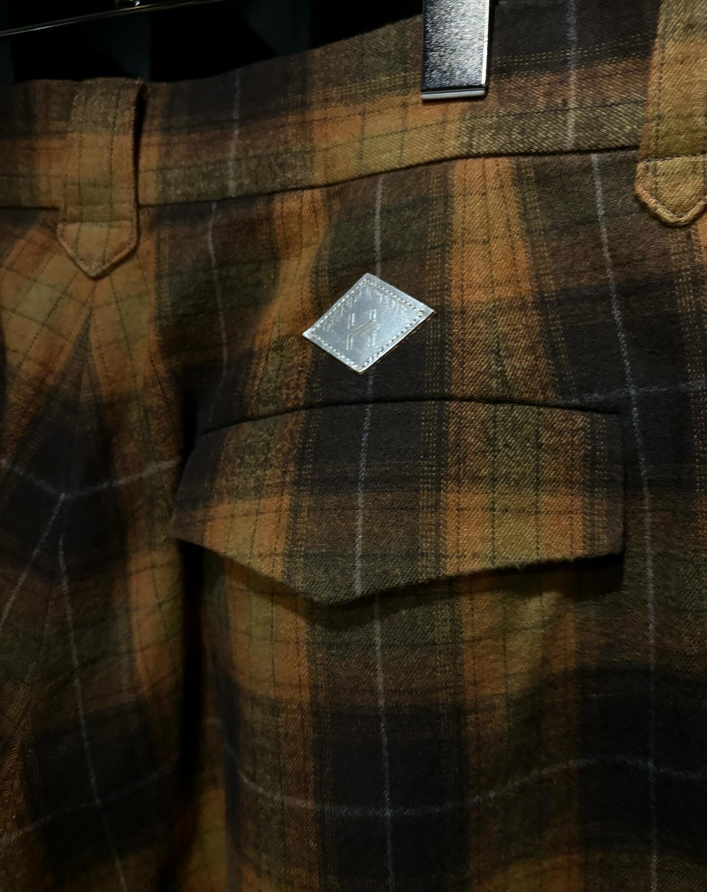【el conductorH 25AW,】 FLANNEL CHECK COWBOY DOUBLE BREASTED JKT & FLANNEL CHECK COWBOY WIDE TROUSERS