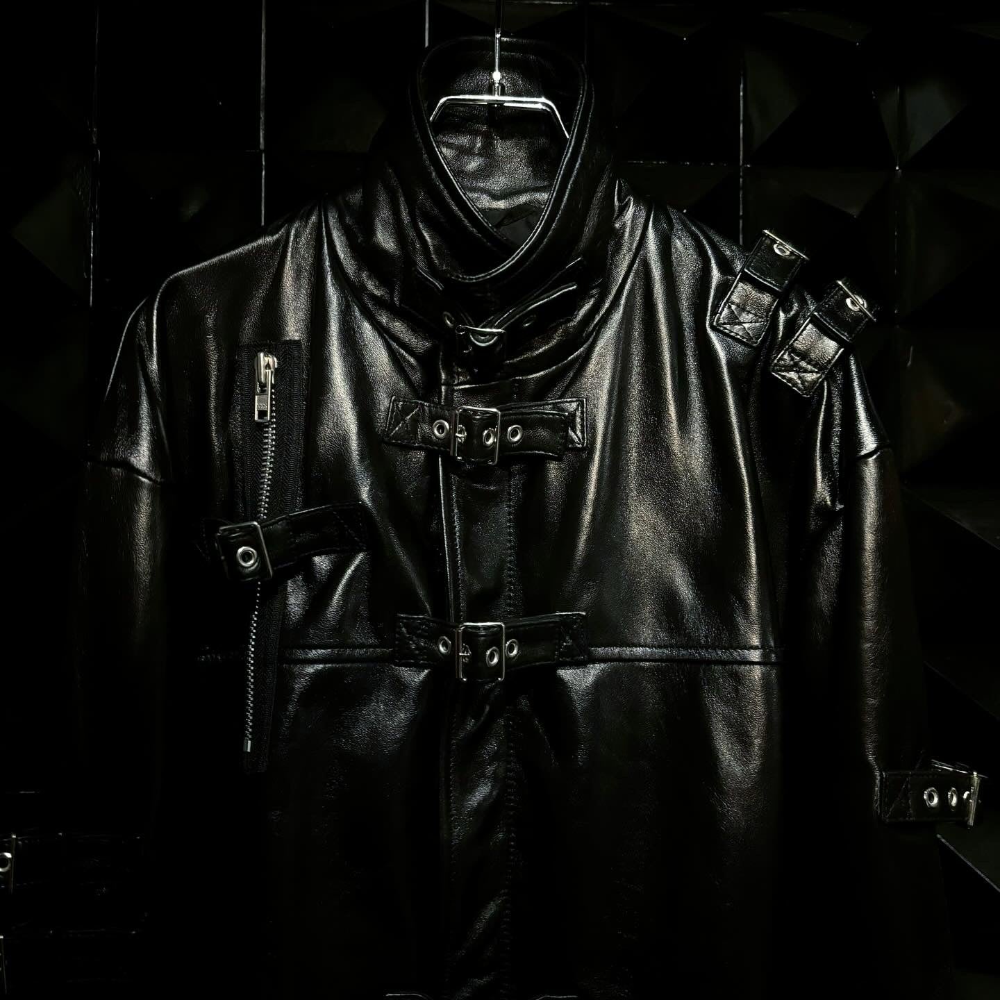 【doublet 25AW,】 BUCKLE OVERLOAD LEATHER JACKET & BUCKLE OVERLOAD LEATHER PANTS