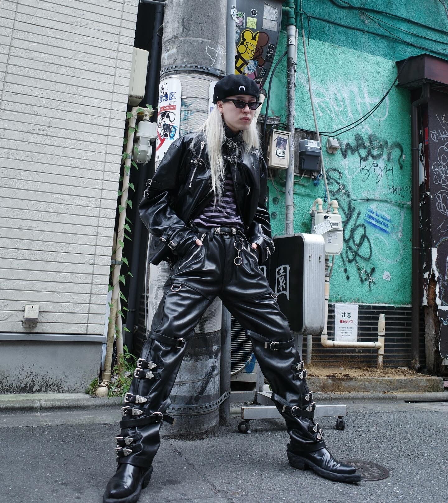 【doublet 25AW,】 BUCKLE OVERLOAD LEATHER JACKET & BUCKLE OVERLOAD LEATHER PANTS