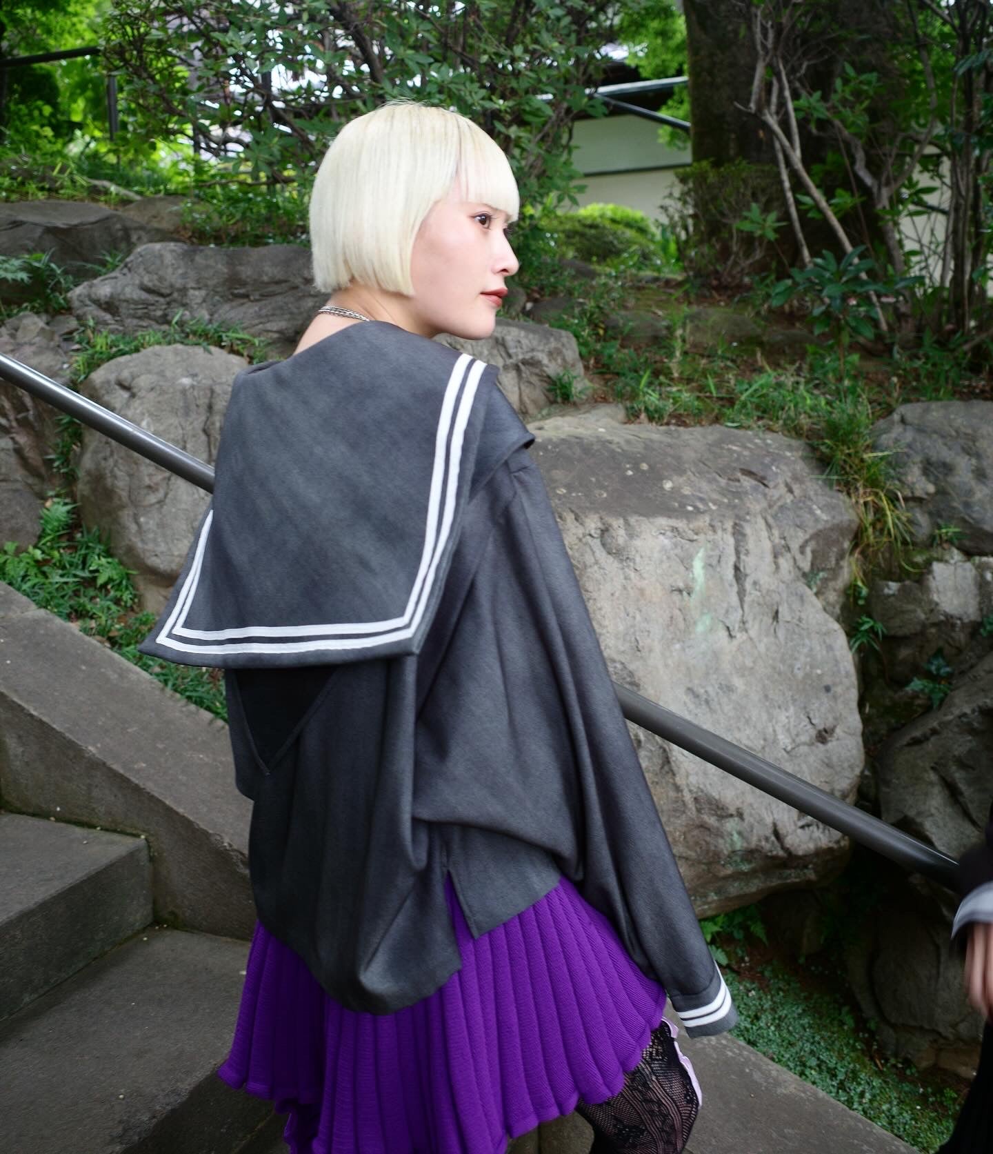 【doublet 25AW,】 NEO SAILOR HIGH-COLLAR TOP