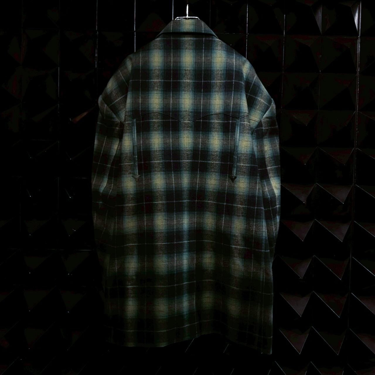 【el conductorH 25AW,】 FLANNEL CHECK COWBOY DOUBLE BREASTED JKT & FLANNEL CHECK COWBOY WIDE TROUSERS