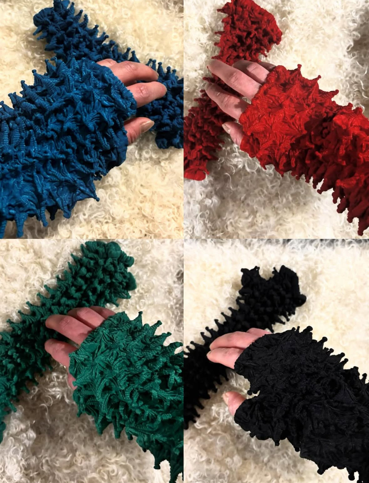 MIKAGE SHIN 26ss,】Versatile Spiky Shibori Gloves – 彼岸