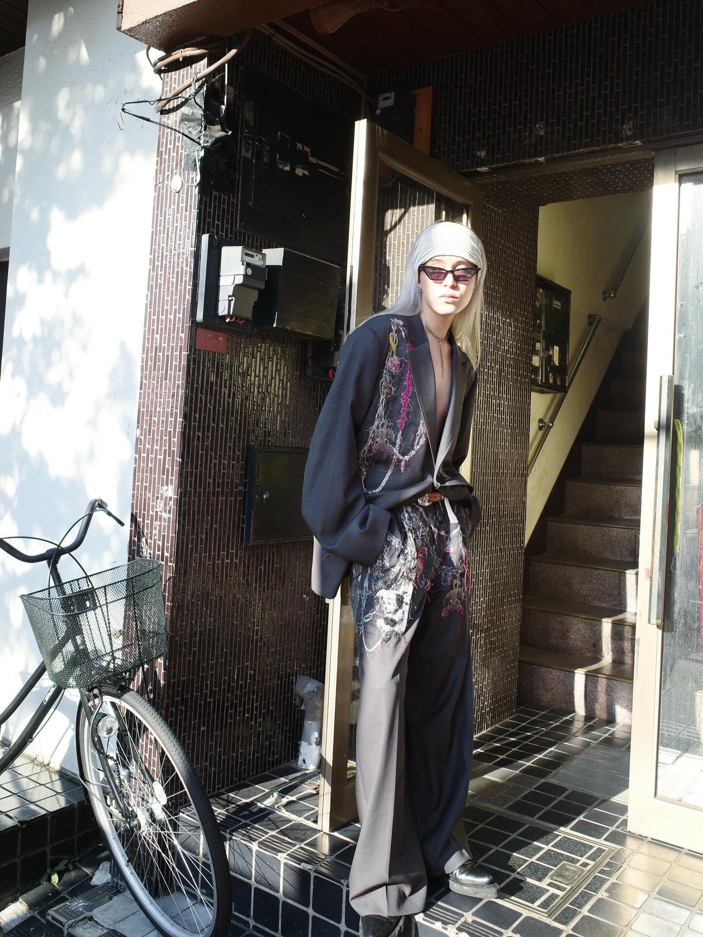 【doublet 25AW,】EMBROIDERED CHAIN TAILORED JACKET & EMBROIDERED CHAIN TAILORED TROUSERS