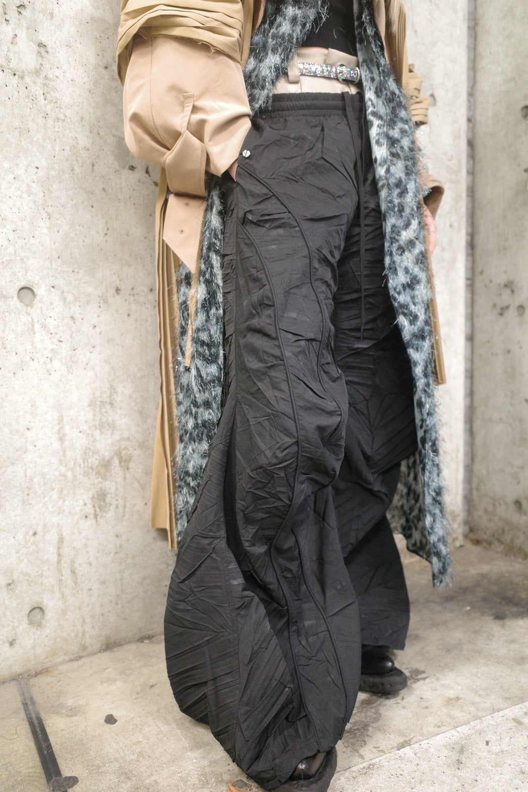 【seivson 26SS,】《Traces》Seivson Cyber Airflow Structured Pants