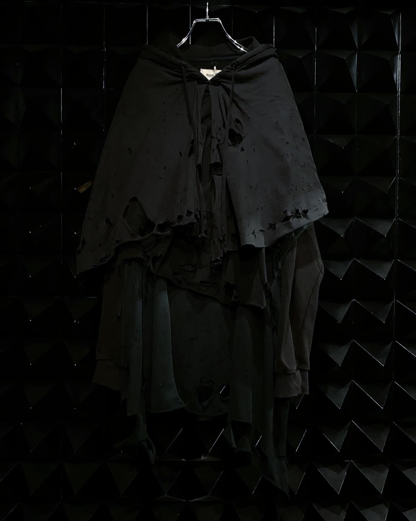 【doublet 25AW,】 PHANTOM FRAYED HOODIE & PHANTOM FRAYED SWEATPANTS