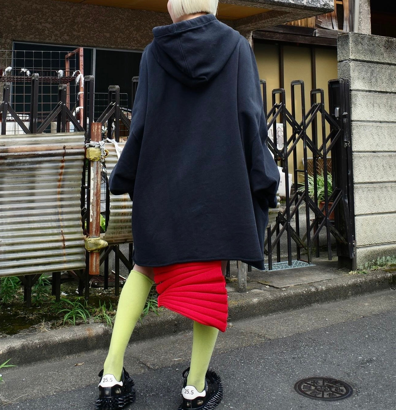 【doublet 25AW,】 SPIKY LEATHER SNEAKER