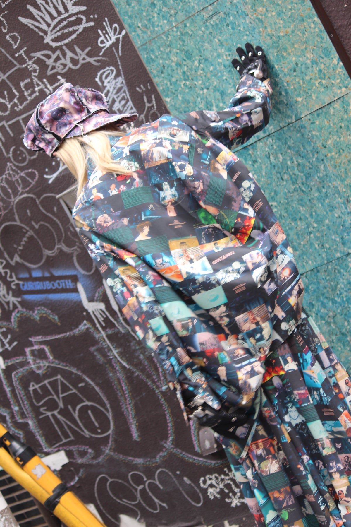 【ANREALAGE 26AW,】GITS SCENE MONTAGE FLARE SKIRT