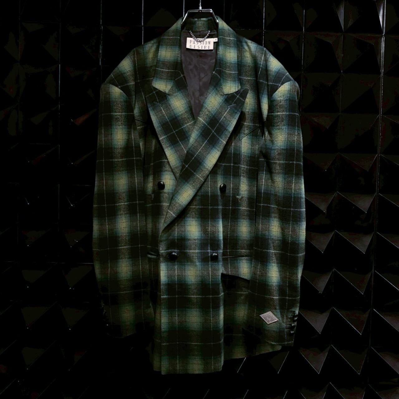 【el conductorH 25AW,】 FLANNEL CHECK COWBOY DOUBLE BREASTED JKT & FLANNEL CHECK COWBOY WIDE TROUSERS