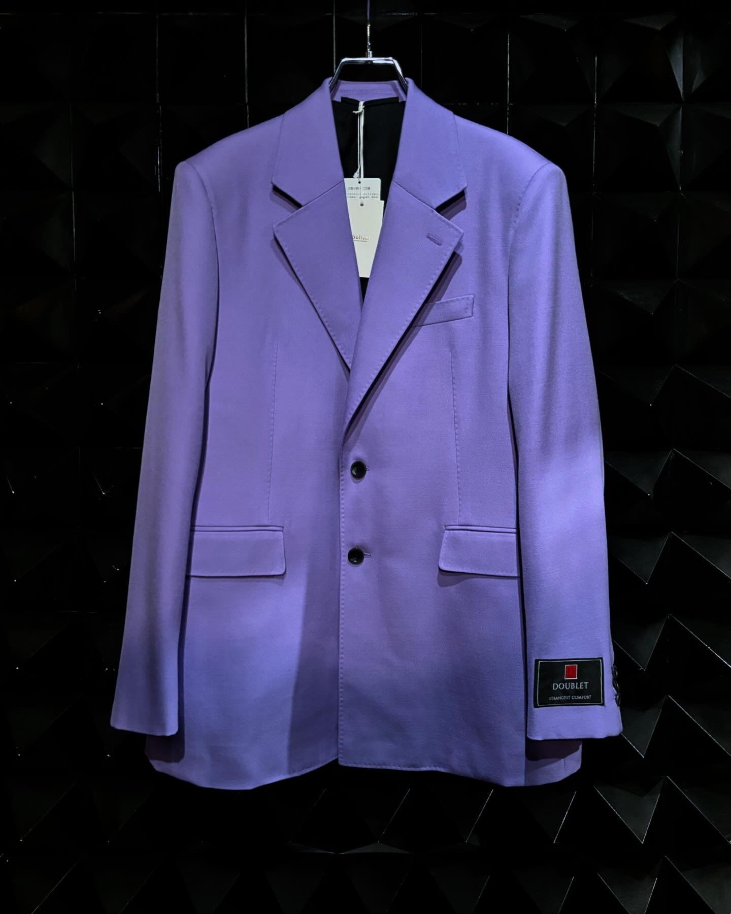 【doublet 25AW,】 WHEEL CUTTING TAILORED JACKET & COMMON CUTTING TAILORED TROUSERS