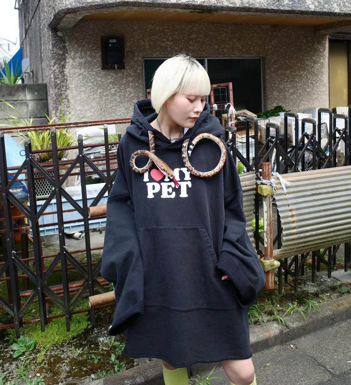 【doublet 25AW,】 I LOVE MY PET HOODIE