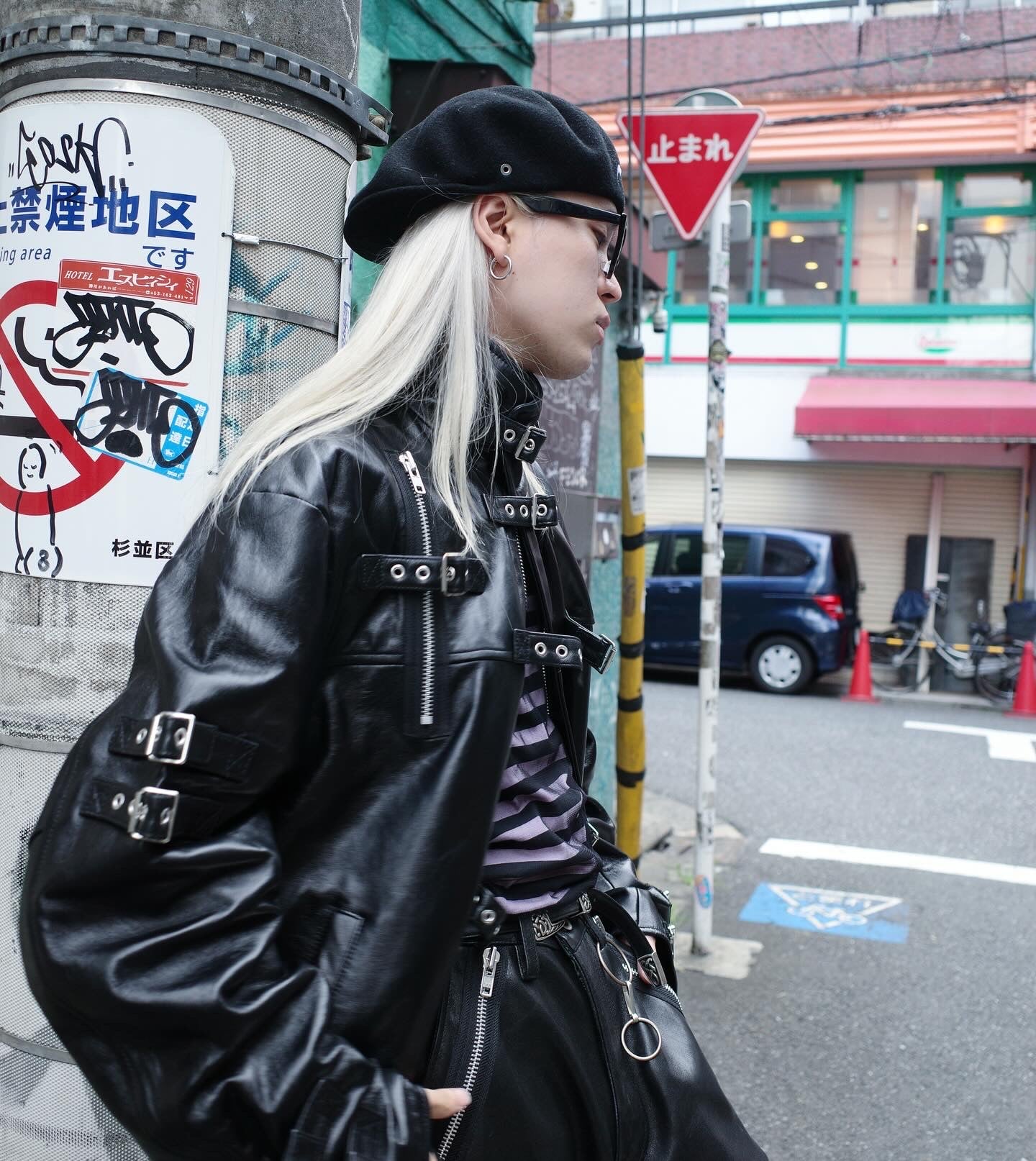 【doublet 25AW,】 BUCKLE OVERLOAD LEATHER JACKET & BUCKLE OVERLOAD LEATHER PANTS