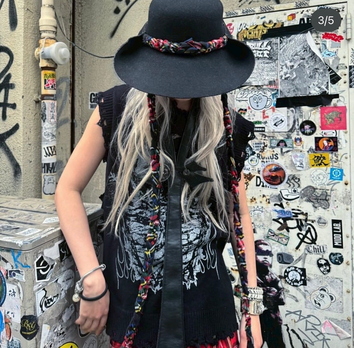 maa 25ss REVERSIBLE TIE NECKLACE