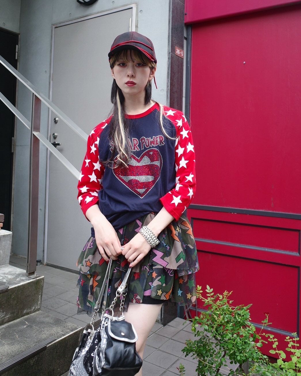 MIKAGE SHIN × HIGAN Exclusive Red lace Up Cap