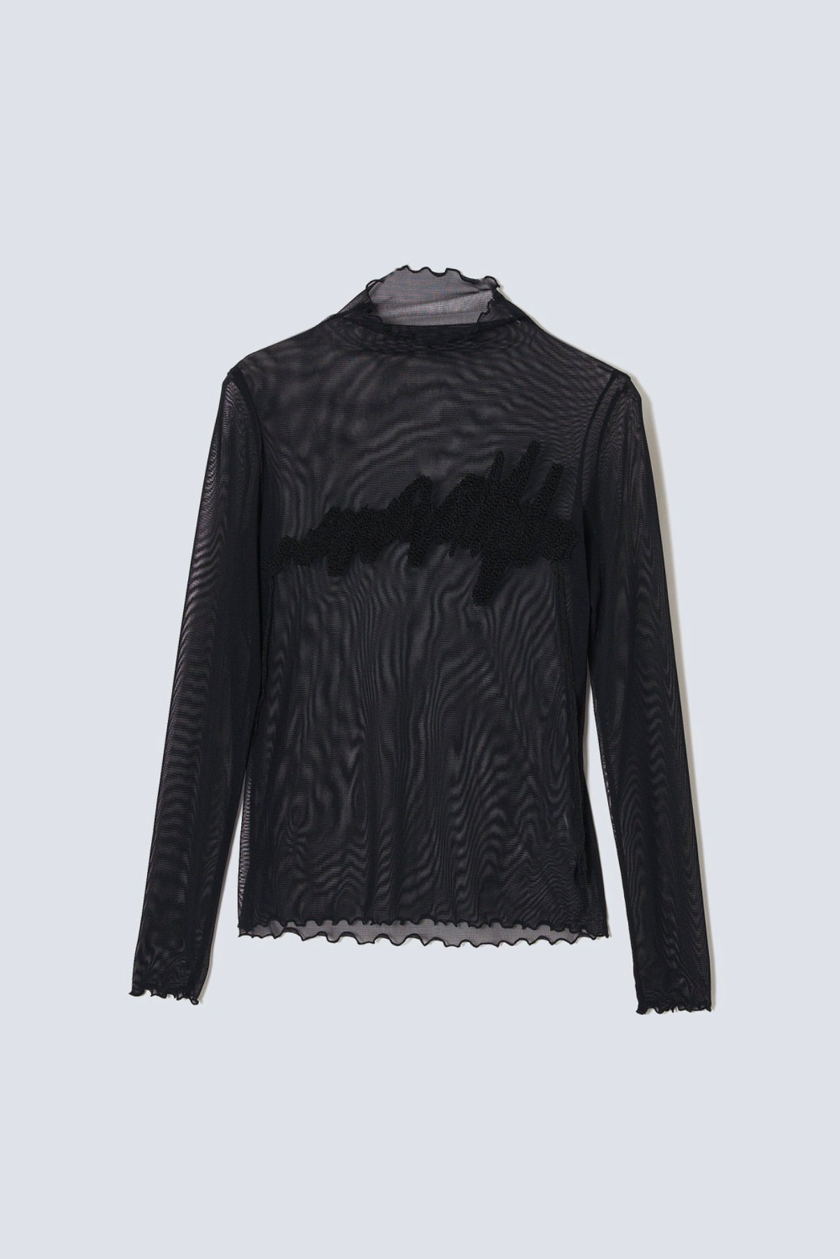 【MIKAGE SHIN 26aw,】Anonymous Tattoo Tops Black