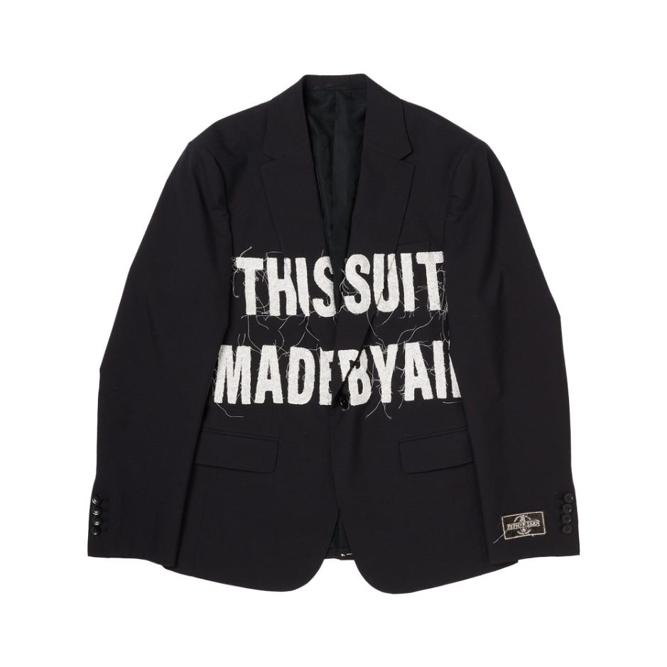 【doublet 26AW,】 AIR YARN EMBROIDERY TAILORED JACKET