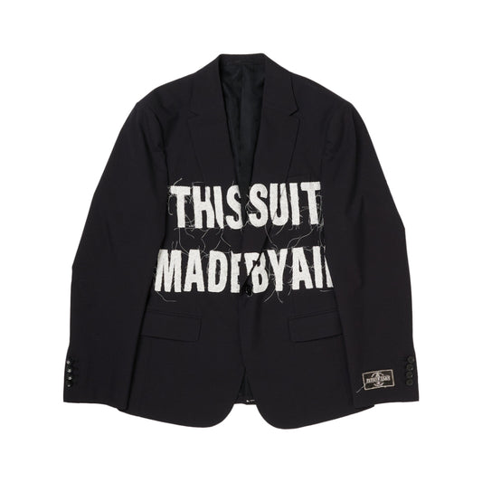 【doublet 26AW,】 AIR YARN EMBROIDERY TAILORED JACKET