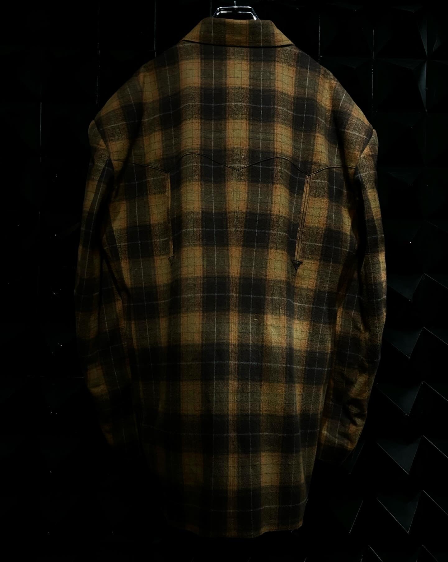 【el conductorH 25AW,】   FLANNEL CHECK COWBOY DOUBLE BREASTED JKT & FLANNEL CHECK COWBOY WIDE TROUSERS