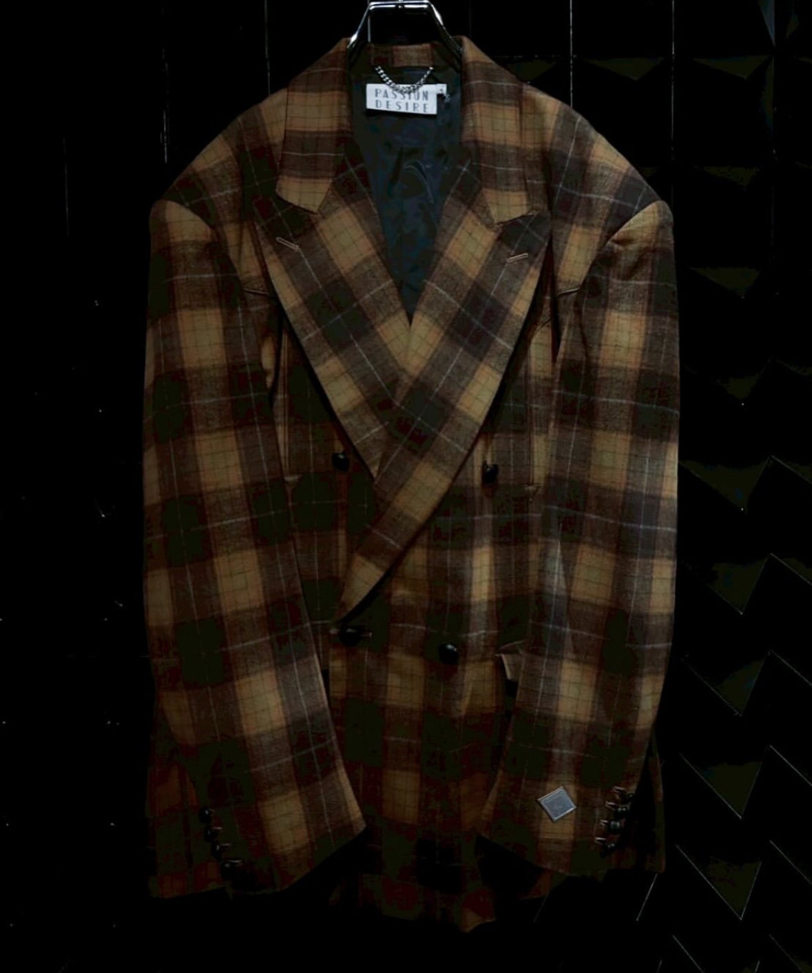 【el conductorH 25AW,】   FLANNEL CHECK COWBOY DOUBLE BREASTED JKT & FLANNEL CHECK COWBOY WIDE TROUSERS